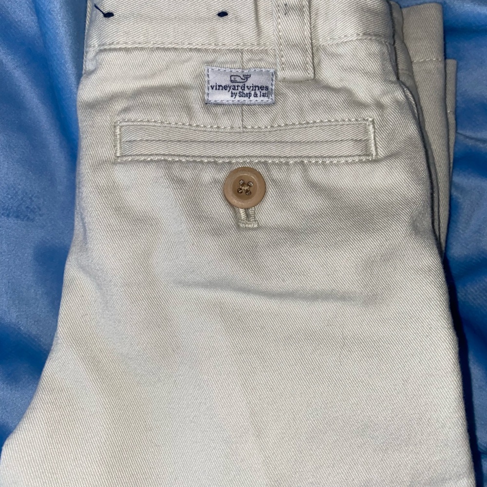Vineyard Vines Khaki Cotton Twill Pants